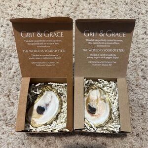 Grit & Grace Oyster Jewelry Dishes